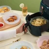 Kit 6 formas de silicone para fritadeira elétrica Air Fryer, microondas ou forno elétrico até 200 °C