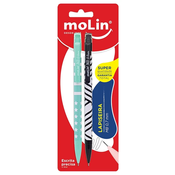 Kit Lapiseira Molin MB 0,7mm