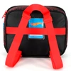Kit Mochila Carrinho e Lancheira Hot Wheels Vermelho Let's Race com Rodinhas