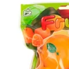 Kit com frutas de encaixe Crec Crec 5 unidades