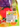 Kit com frutas de encaixe Crec Crec 5 unidades