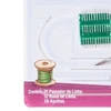 Kit costura com agulhas, passador e rolos de linha 39 peças