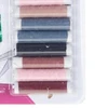 Kit costura com agulhas, passador e rolos de linha 39 peças