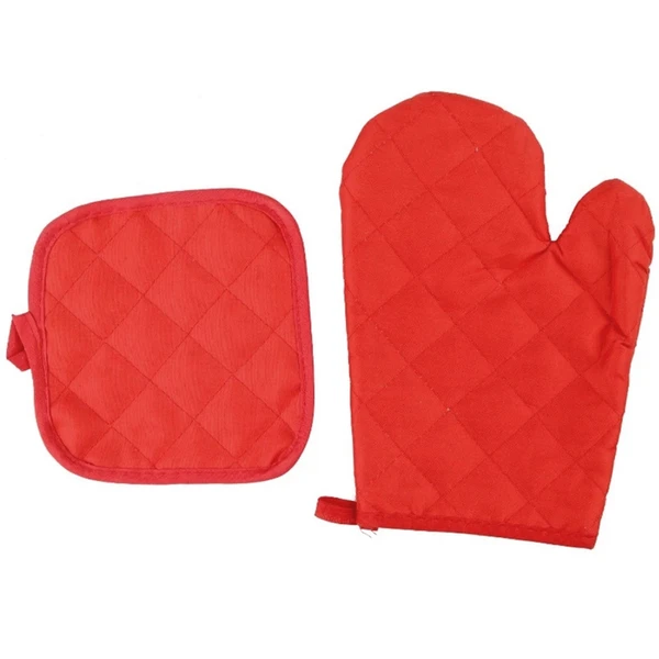 Kit cozinha com luva de forno e descanso de panela