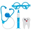 Kit dentista infantil azul 4 peças