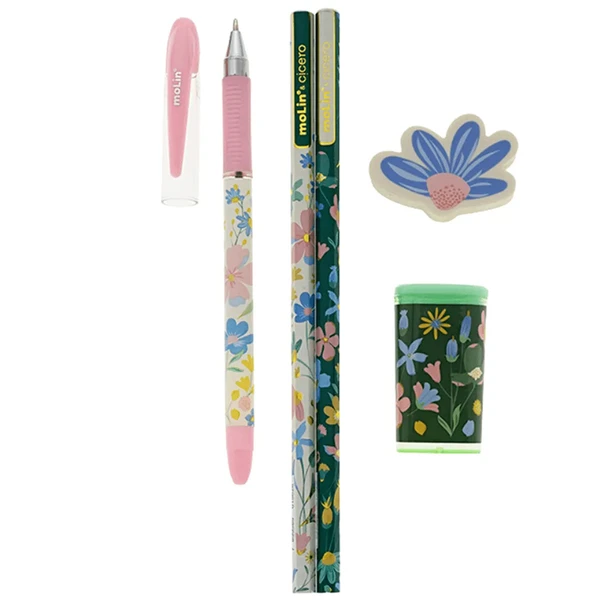 Kit escolar Lagoa Cicero Molin 5 peças
