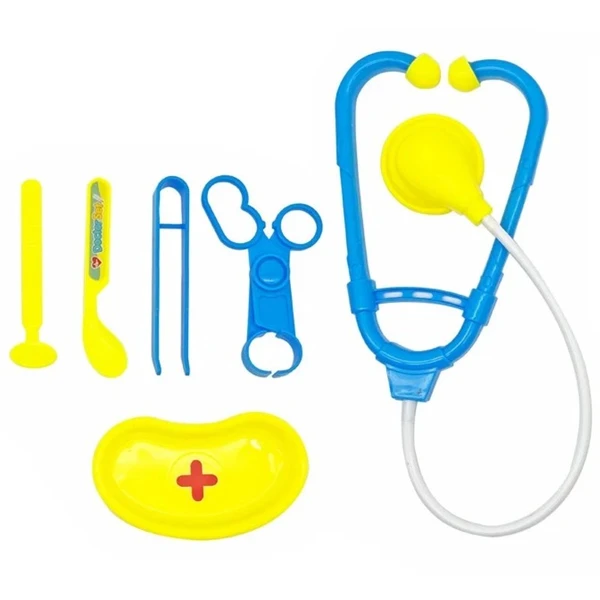 Kit médico infantil de faz de conta 6 peças