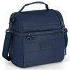 Kit mochila carrinho 2 em 1 360°, lancheira térmica e estojo escolar box azul Up4You
