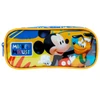Kit mochila carrinho infantil 16" e estojo escolar Mickey X1 Disney