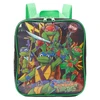 Kit mochila carrinho infantil 16", lancheira térmica e estojo escolar As Tartarugas Ninja X Nickelodeon