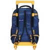Kit mochila carrinho infantil 16", lancheira térmica e estojo escolar Real Madrid S Xeryus