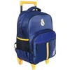 Kit mochila carrinho infantil 16", lancheira térmica e estojo escolar Real Madrid S Xeryus