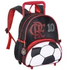 Kit mochila carrinho infantil 2 em 1 13" e lancheira térmica 9" Flamengo