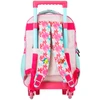 Kit mochila carrinho infantil 2 em 1 16", lancheira térmica e estojo escolar Ariel Y Disney Xeryus