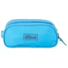 Kit mochila carrinho infantil 2 em 1 18", lancheira térmica e estojo escolar Stitch Disney Luxcel - azul