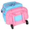 Kit mochila carrinho infantil 2 em 1 18", lancheira térmica e estojo escolar box azul Stitch Disney Luxcel