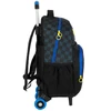 Kit mochila carrinho infantil 2 em 1 18", lancheira térmica e estojo escolar preto Sonic The Hedgehog SEGA Luxcel