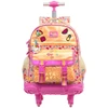 Kit mochila carrinho infantil 2 em 1 360° 17", lancheira térmica e estojo escolar Tween Summer Girl Xeryus