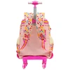 Kit mochila carrinho infantil 2 em 1 360° 17", lancheira térmica e estojo escolar Tween Summer Girl Xeryus