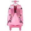 Kit mochila carrinho infantil 2 em 1 360° 17", lancheira térmica e estojo escolar box Emilly Vick Tween Xeryus