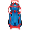 Kit mochila carrinho infantil 2 em 1 e lancheira térmica Hot Wheels Mattel Luxcel - preto
