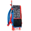 Kit mochila carrinho infantil 2 em 1 e lancheira térmica Hot Wheels Mattel Luxcel - preto