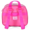Kit mochila carrinho infantil 2 em 1, lancheira térmica e estojo escolar box pink holográfico Barbie Mattel Luxcel + brinde