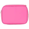 Kit mochila carrinho infantil 2 em 1, lancheira térmica e estojo escolar box pink holográfico Barbie Mattel Luxcel + brinde