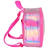 Kit mochila carrinho infantil 2 em 1, lancheira térmica e estojo escolar box pink holográfico Barbie Mattel Luxcel + brinde