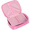 Kit mochila carrinho infantil 2 em 1, lancheira térmica e estojo escolar box pink holográfico Barbie Mattel Luxcel + brinde