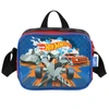 Kit mochila carrinho infantil e lancheira térmica Hot Wheels Mattel - preto