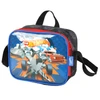 Kit mochila carrinho infantil e lancheira térmica Hot Wheels Mattel - preto