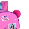 Kit mochila de costas 16" com orelhinhas de pompom, lancheira térmica 9" e estojo escolar Follow Your Dreams Luluca