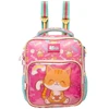 Kit mochila de costas, lancheira térmica 2 em 1 e estojo escolar Tween Gato Confetti 1 Xeryus