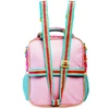 Kit mochila de costas, lancheira térmica 2 em 1 e estojo escolar Tween Gato Confetti 1 Xeryus