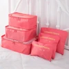 Kit organizador necessaire de mala 6 peças