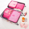Kit organizador necessaire de mala 6 peças