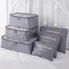 Kit organizador necessaire de mala 6 peças