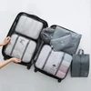 Kit organizador necessaire de mala 7 peças