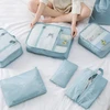 Kit organizador necessaire de mala 7 peças
