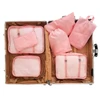 Kit organizador necessaire de mala 7 peças
