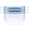 Kit pote hermético infantil azul Buba 3 peças
