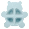 Kit refeição infantil em bambu ecológico Baby Bear Azul Lyor 3 peças