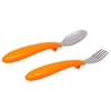 Kit talher infantil BubaZoo Leãozinho laranja Buba