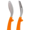 Kit talher infantil BubaZoo Leãozinho laranja Buba