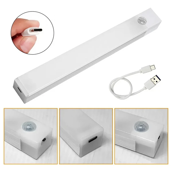 Lâmpada LED recarregável com sensor de presença 30 cm