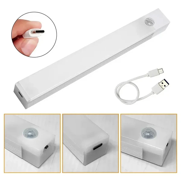 Lâmpada LED recarregável com sensor de presença 50 cm