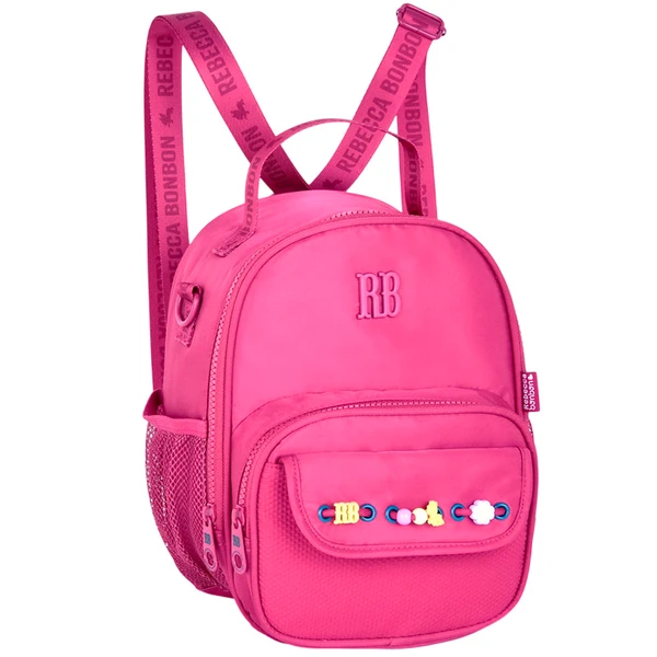 Lancheira térmica 2 em 1 10" Beaded Fun Rebecca Bonbon - rosa