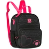 Lancheira térmica 2 em 1 9" Heart Beats Rebecca Bonbon - preta