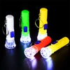 Lanterna LED de plástico à pilhas 6,5 cm